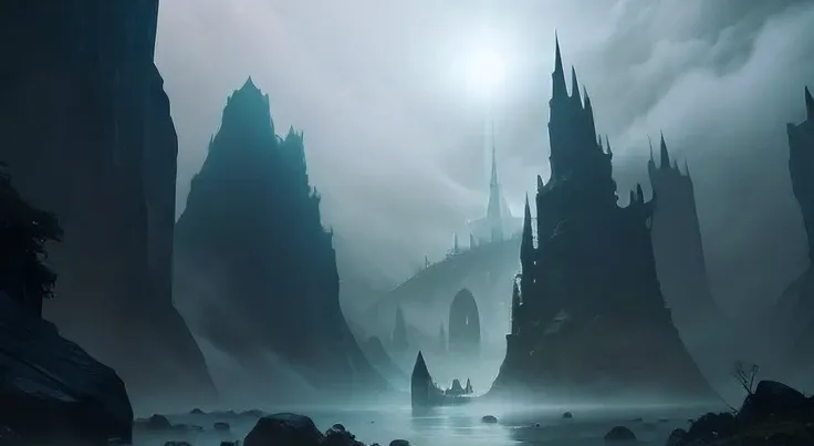 hard fog, fantasy elements
