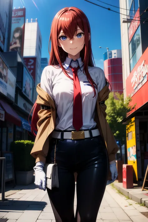 masterpiece、best quality、high resolution、detailed face、((anime、anime塗り、animeカラーリング、raw photos)),makise kurisu,1girl, bangs, belt...