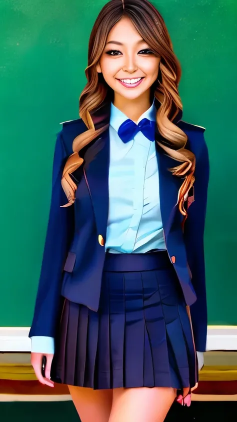 arafed image of a woman in a skirt and shirt, jk uniform, school uniform, dressed as schoolgirl, seifuku, wearing school uniform, girl wearing uniform, school girl, bae suzy, tzuyu from twice, wearing a school uniform, magic school uniform, realistic schoo...