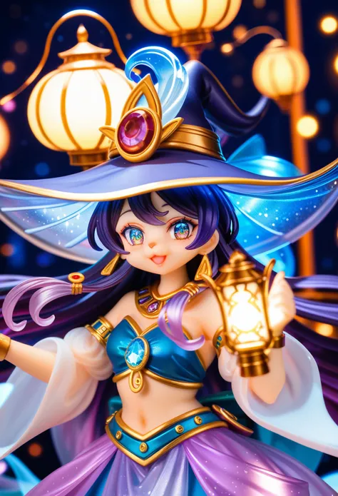 rating_safe, score_9, score_8_up, score_7_up, score_6_up, score_5_up, score_4_up, hires, novel illustration, cover page, absurdres, perfect anatomy(1girl, kemono, rabbit furry anthro, fearless smile, Arab national costume)Aladdin and the magic lamp, arabia...