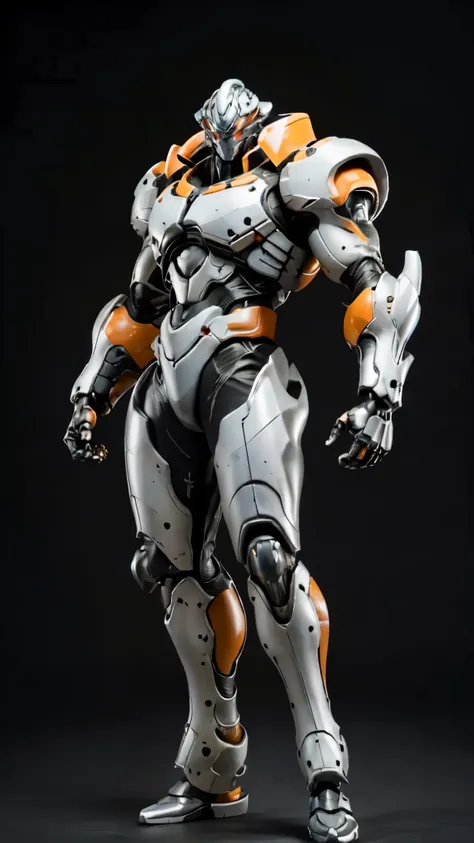 (masterpiece:1.5, best quality:1.5, extremely delicate:1.5), (male:1.5), humanoid mecha, fully enclosed shoulder guards, matchin...