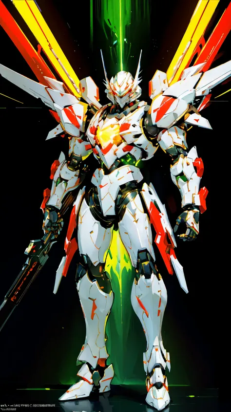 (masterpiece:1.5, best quality:1.5, extremely delicate:1.5), (male:1.5), humanoid mecha, fully enclosed shoulder guards, matchin...