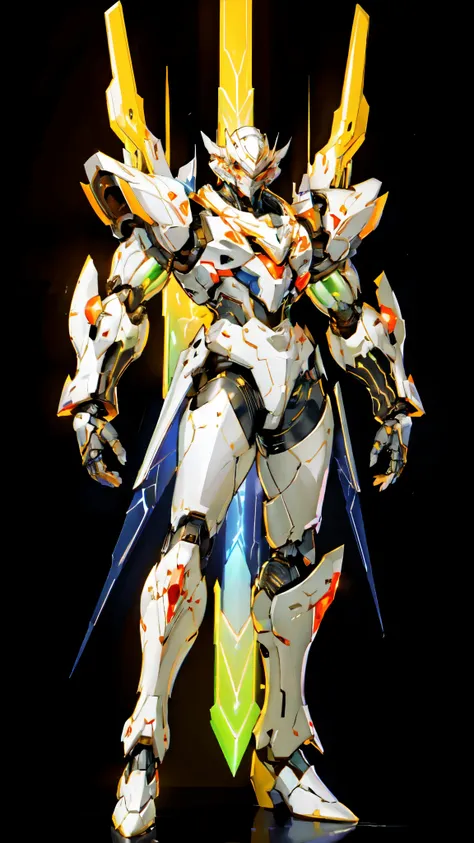 (masterpiece:1.5, best quality:1.5, extremely delicate:1.5), (male:1.5), humanoid mecha, fully enclosed shoulder guards, matchin...