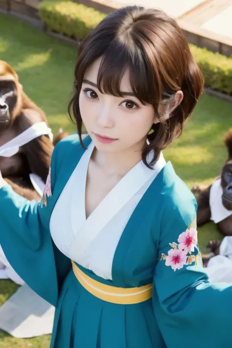 
masterpiece, 4K, Bokeh, uniform, Beautiful girls, Group photo, Harem, Multiple Girls, (Japanese Idols:1.6), (Bob Hair:1.3), close, classroom, sunset, Looking at the audience, (Top view:1.2) , masterpiece, Best Quality, Genuineistic, One girl, (gorilla bac...