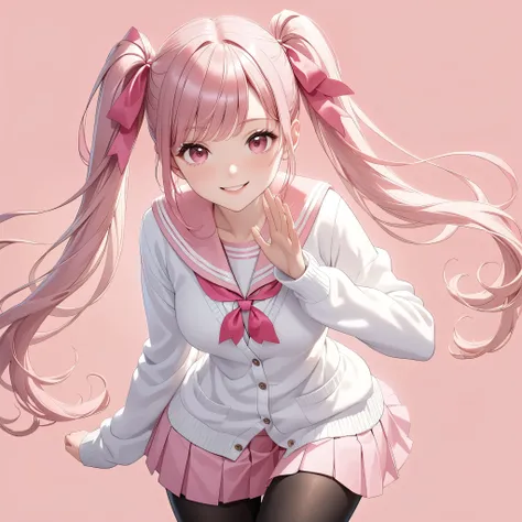 (8K, masutepiece, Best Quality, Official art, beautiful detailed, beautiful lighting, best masterpiece in history that exceeds limits), (1 Girl, Solo), (sixteen years old), (beautiful detailed face), (shiny white skin), (Beautiful big bust, cleavage, thigh...