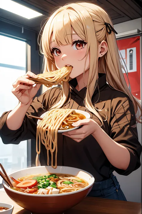 Ramen-eating idol