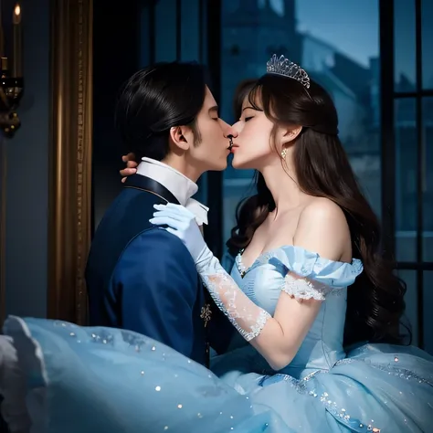 Cinderella and His Highness kissed passionately, and the passion didn’t stop all night long