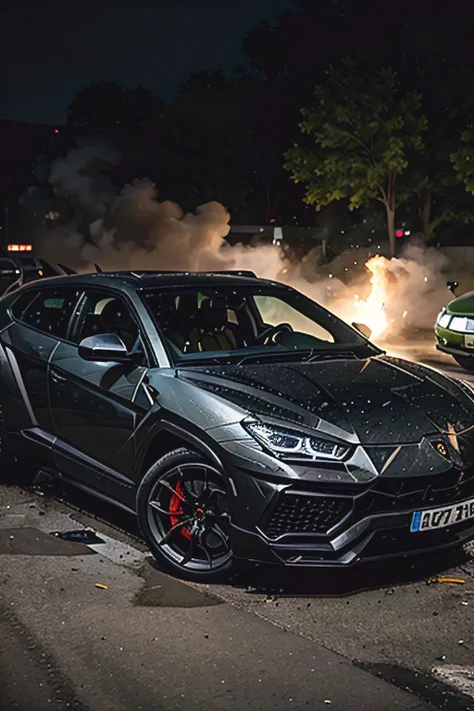  Lamborghini urus have an accident 