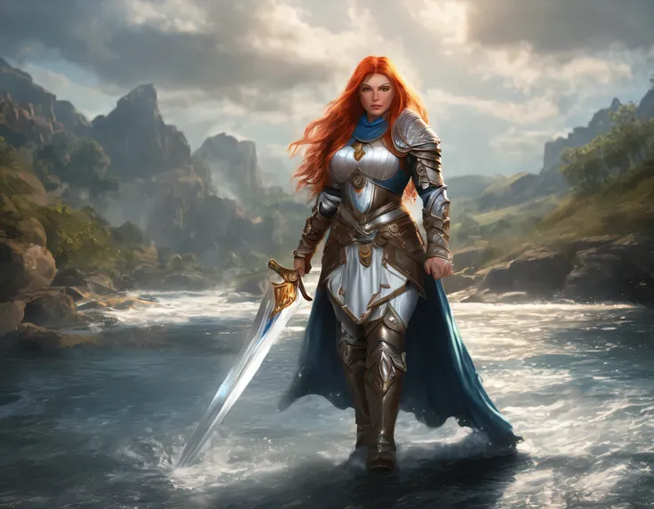 concept art, wide shot, (masterpiece:1.3), full body intense details, highly detailed, photorealistic, best quality, highres, portrait of a dwarf female (fantasy art, Masterpiece, best quality) , intense details facial details, (fantasy art, Masterpiece, b...