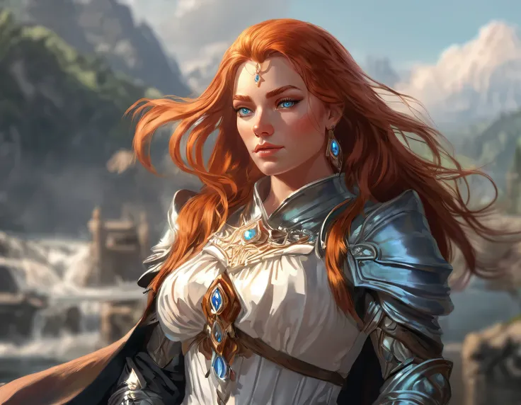 concept art, wide shot, (masterpiece:1.3), full body intense details, highly detailed, photorealistic, best quality, highres, portrait of a dwarf female (fantasy art, Masterpiece, best quality) , intense details facial details, (fantasy art, Masterpiece, b...