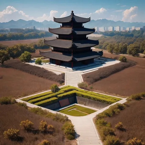 Finding minimalist graphics black soil，The Shang and Zhou tombs are large，Spring and Autumn Period and Warring States Period