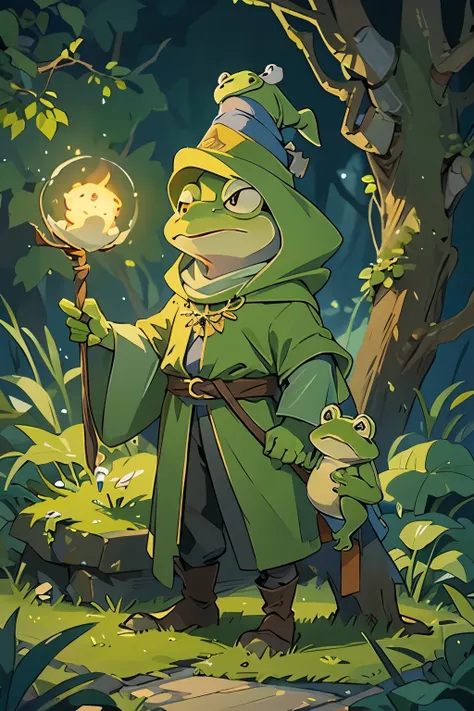 a frog that looks like a wizard from lord of the rings