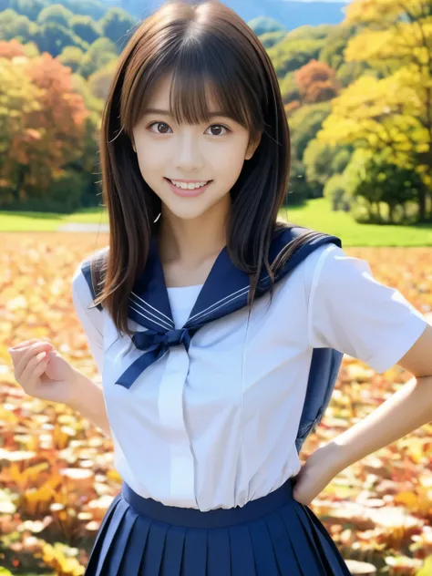 (masterpiece, best quality:1.2), 1girl, Alone, Japanese 1 high school girl, Beauty, Sexy figure, (Super cute idol-like face), Large eyes with double eyelids, Perfect Face, Perfect Face, Perfect eyes with perfect symmetry,  Very detailed, hyper practical, m...