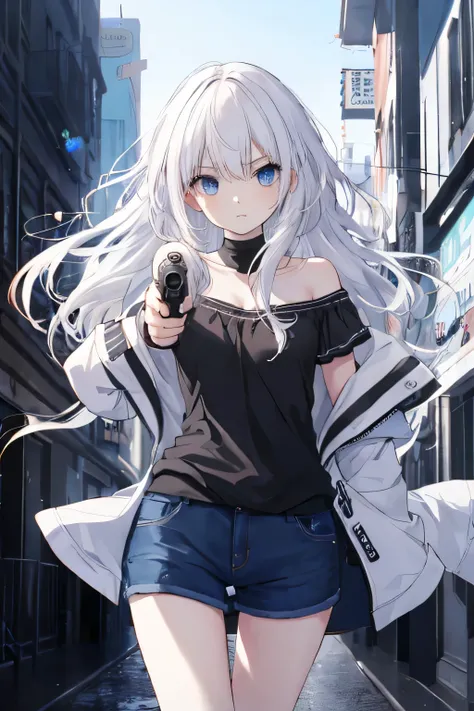 (Masterpiece: 1.1), (Best Quality, Ultra Resolution: 1.0), (8K Resolution: 1.2), (highest Quality), (Ultra detailed), (highest Resolution), High definition RAW color art, holographic, anime style, beautiful face, ((ultra detailed face)), (deep blue eyes:1....