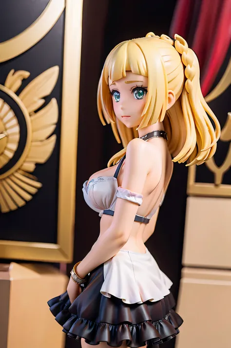 Lillie、Black Bra、Cleavage