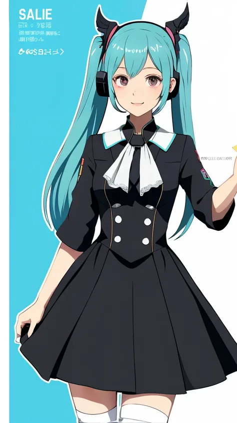 Hatsune Miku、Illustration、Official Costume