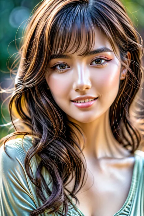 Realistic (photorealistic Realism 16K Quality), (high resolution), ((intricately detailed digital art)), (ultra realistic texture details: velvety skin, hair), (ultra quality), professional photography, (glamour shot of Japanese woman:1.3), ultra details,U...