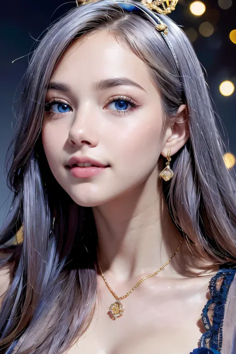 Trip (Only slim shoulder straps, Ultra-low-cut top)( Very close view ) Face view , clothes see-through (((Outdoor paradise)))(Cover your chest with your hands ,Topless)，Head flower decoration, Petals flying in the air ，Pouting slightly，The back exposes bar...