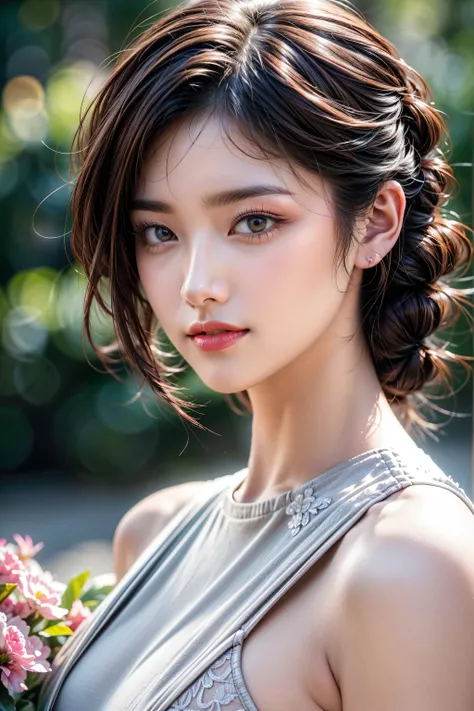 Realistic (photorealistic Realism 16K Quality), (high resolution), ((intricately detailed digital art)), (ultra realistic texture details: velvety skin, hair), (ultra quality), professional photography, (glamour shot of Japanese woman), ultra details,UHD, ...