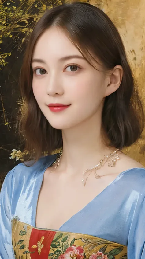 290 (20-year-old woman,Short Hair) , (A kind smile) , (palace), (colorful), (Leonardo da Vinci paintings), flower, Mechanical Engineering Background