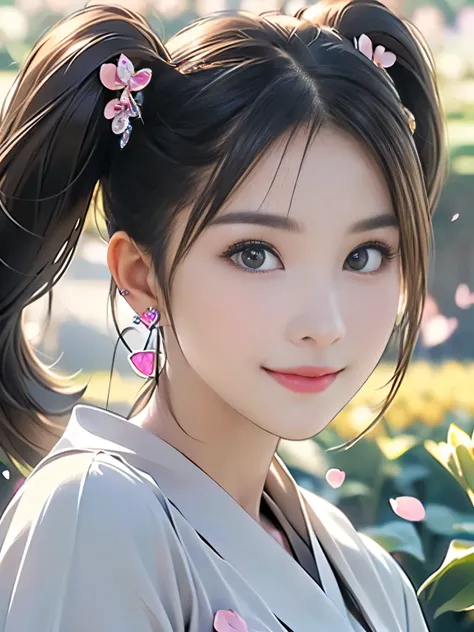 ((((Best Quality))))、(((Ultra-precision CG16K wallpaper)))、(((masterpiece)))、(((Super detailed)))、(((Extreme detail)))、((Mature 2 woman１There are people:1.8))、((Very beautiful Japanese face))、((Oval Face))、((Straight twin tail hair:1.6))、(Shiny brown hair)...