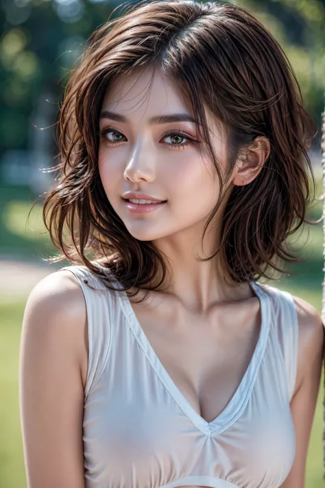 (Photorealistic Realism 16K Quality), Very detailed 8k, masterpiece, (super realistic texture details: velvety skin, hair), (super quality), professional photography, (glamour shot of Japanese woman), UHD, Thin eyebrows, Carefully draw eyelashes, Eyelash e...