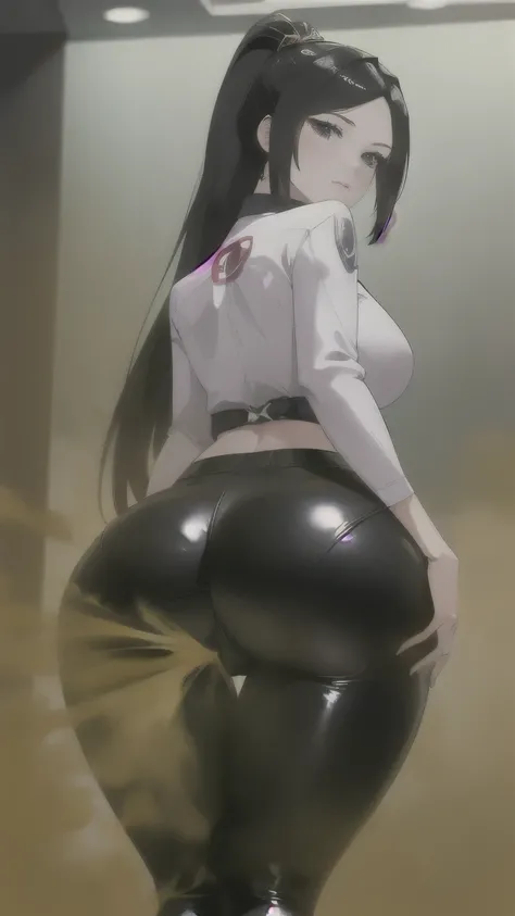 ((speed)),Fart attack, (Mom Hot Sage in Valorant),(Sage),(((female이 방귀 뀌는))),(Hot Girl Farting),(long black hair),speed,)(female),(Wearing latex pants),(Her butt is facing the screen and she is bending over.)),(Grab your butt),(anime girl),(casino),(master...