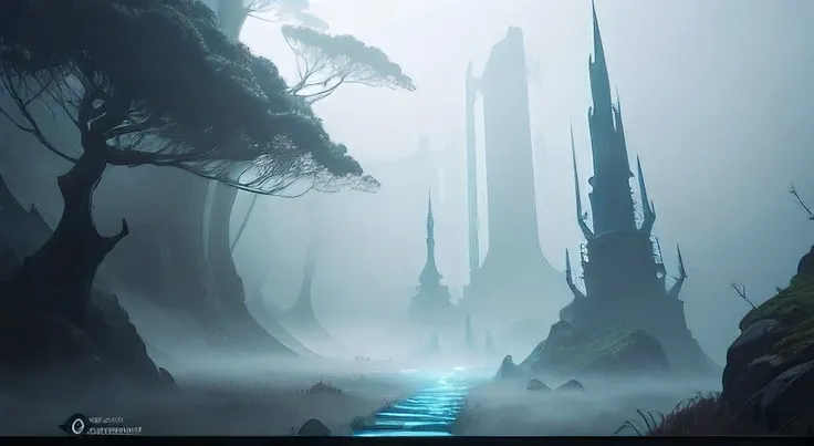 hard fog, fantasy elements
