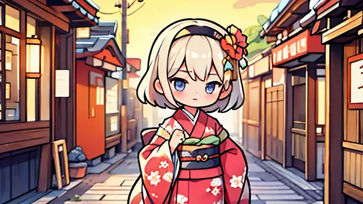 Wearing a kimono１９Age