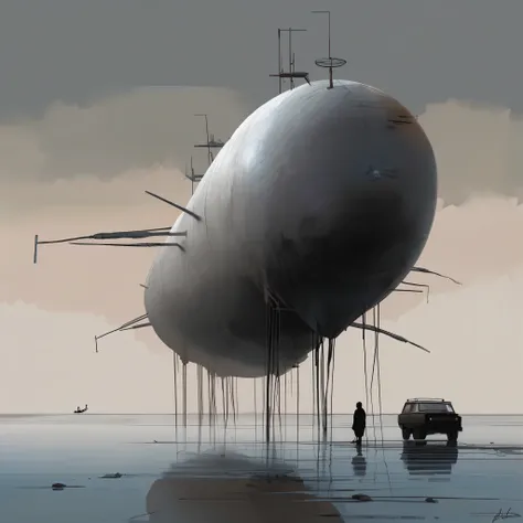 Alex Andreev&#39;s style - quite unique, Fading light at the end of the day, Ethereal Serpent, Intricately layered mercury armor made from blown glass, The vortex of energy dissolves, In a warped transcendental dimension that transcends eternity, anime, St...