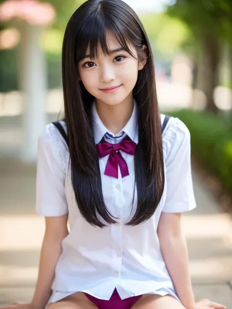 (Best-quality, Masterpiece, Ultra-High-Resolution, (Photorealistic:1.4), Raw Photo, depth of field, professional lighting, perfect anatomy, extremely details), 
1girl, 15-years-old, the most famous Japanese idol, 
looking at viewer, (((innocent smile))), 
...