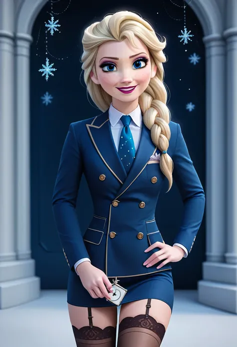 masterpiece,best quality, highly detailed, score_9, score_8_up, score_7_up, score_6_up,source_Anime,BREAK
elsa, 1girl, elsa (frozen), solo, blue eyes, blonde hair, long hair, skirt suit, three-piece suit, dress shirt, necktie, blazer, suit jacket, waistco...