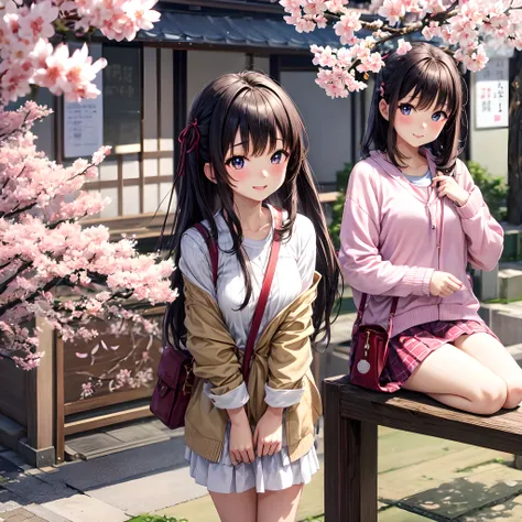 tokyo,sakura,cute girl,spring