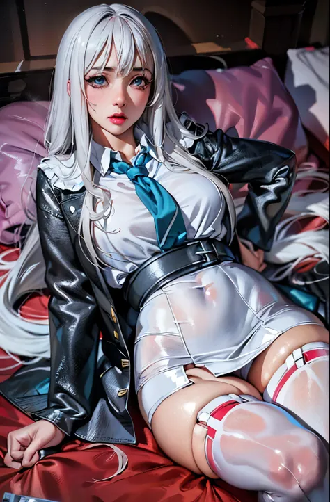 ((masterpiece, best_quality)), (hyper-realistic:1.4), solo, 1 girl,  white_hair, long_hair, zettai_ryouiki,