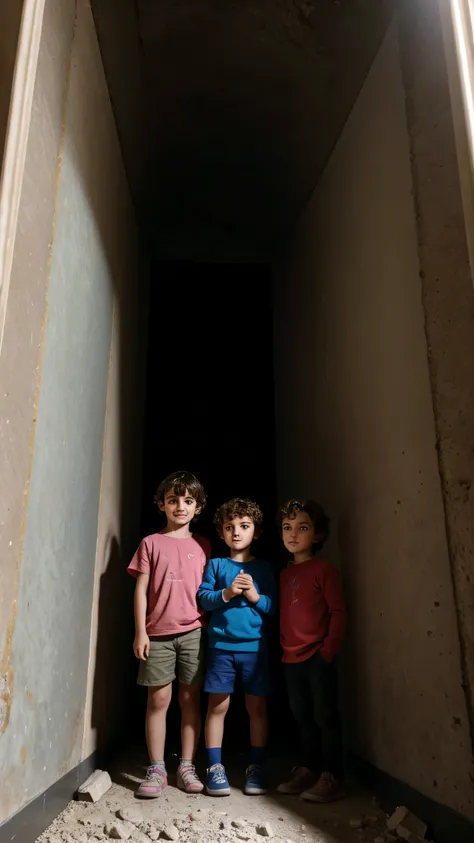 Vous rencontrez trois enfants mystérieux qui rôdent dans un couloir abandonné et faiblement éclairé. Un étrange sentiment de terreur envahit 1&#39;air tand...Alors que vous tournez le coin, vos pas résonnent dans le couloir faiblement éclairé. Soudain, vou...