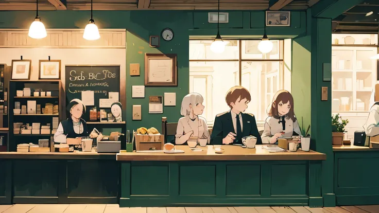  Illustration　Interesting　Cafe 