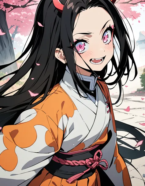 Demon slayer,anime,amazing, masterpiece,full colors,nezuko