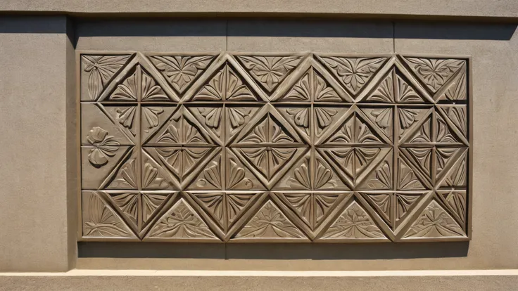 bas relief geometric