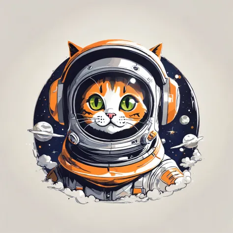 space cat t-shirt