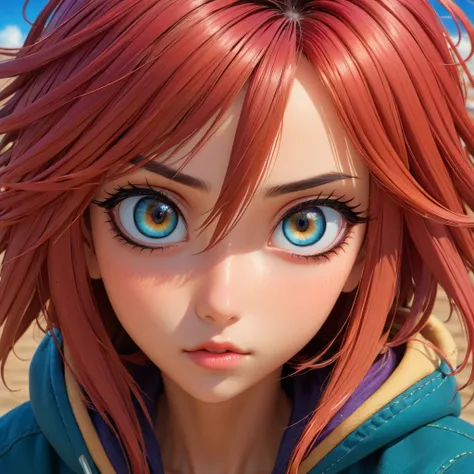 snthwve style, nvinkpunk Closeup face portrait of (((sks person))), smooth soft skin, big dreamy eyes, beautiful intricate colored hair, symmetrical, anime wide eyes, soft lighting, detailed face, by makoto shinkai, stanley artgerm lau, wlop, rossdraws, co...