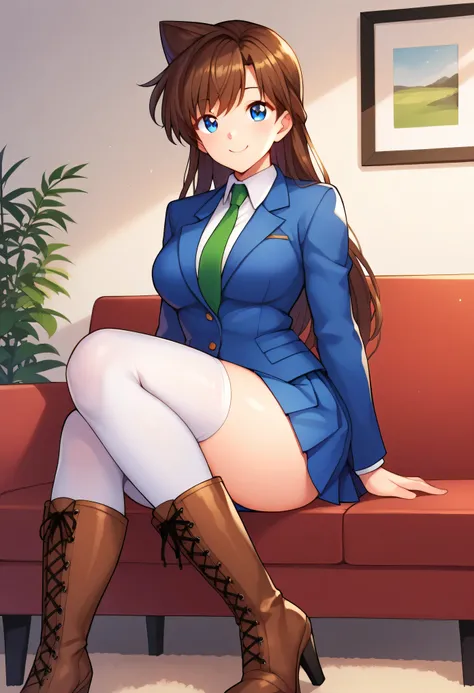 score_9, score_8_up, score_7_up, score_6_up, break, ranmoridcxl, blue eyes, brown hair, long hair, bangs, medium breasts, blue j...