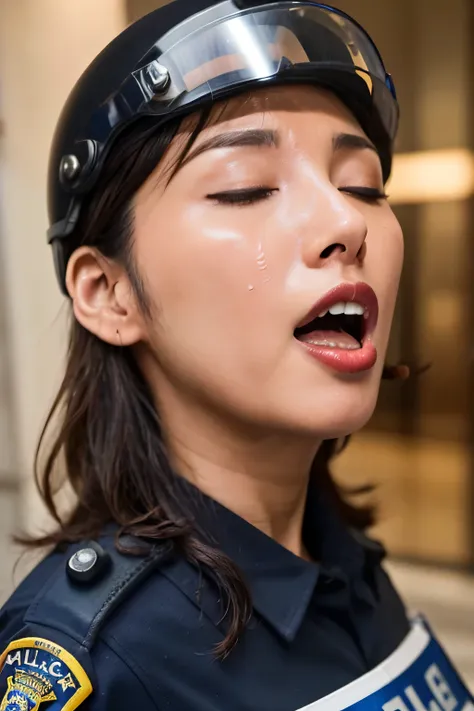 beautiful japanese actresses,flying debris,award-winning photo, very detailed, edge orgasm, woman with open mouth and closed eye...