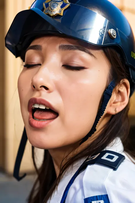 beautiful japanese actresses,flying debris,award-winning photo, very detailed, edge orgasm, woman with open mouth and closed eye...