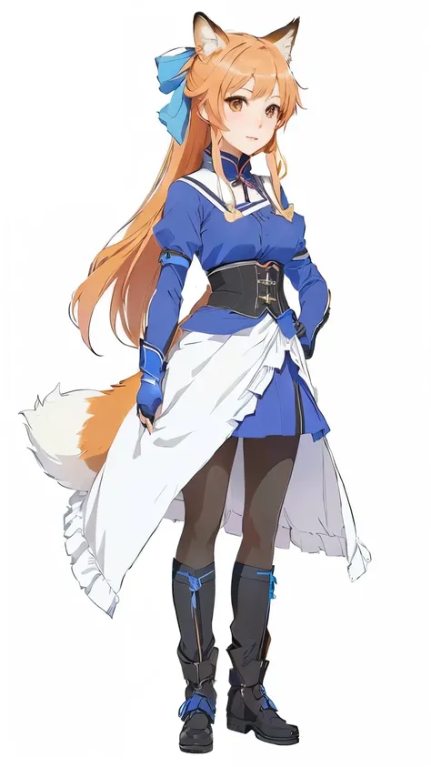 olga from isekai wa smartphone to tomo ni, in another wolrd whit my smartphone, a close up of a cartoon character of a woman with a fox tail, anya from spy x family, official character art, marisa kirisame, official art, fox nobushi, anime girl named lucy,...