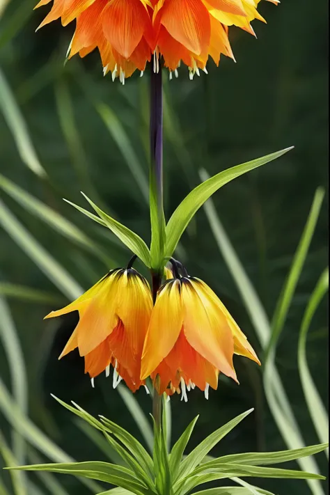 (masterpiece of the highest quality:1.2), 1 Fritillaria, Alone, No humans, close-up, whole body, 