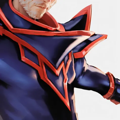 a close up of a statue of a man with a red and blue outfit, ultra detail. digital painting, character art closeup, hyper detail illustration, hyper detail portrait, illustration sharp detail, made with anime painter studio, detailed with shadows, low detai...