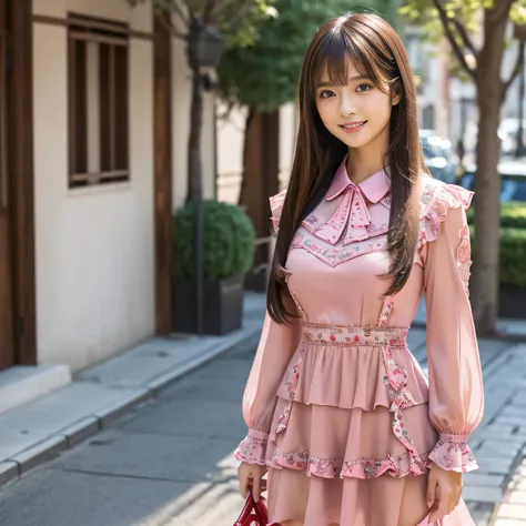 (Calm and gentle expression:1.0), (Full Body Shot:1.3), (panorama:1.0), Cinema Lighting, ((Best Quality)), (RAW Photos, Best Quality), ( Realistic:1.4), realism, masterpiece, Very delicate and beautiful, Very detailed, 4k wallpaper, wonderful, finely, Very...