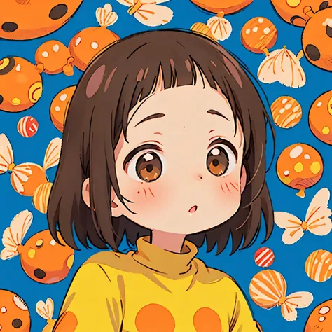 Yayoi Kusama&#39;s hyper-realistic colorful style, Simple lines acronym abstract art，(((The most beautiful girls))), Chibi, Colorful hearts, Cute design, Sports Fashion, (((Treasure Hunter))), (((Cute Protozoan)))