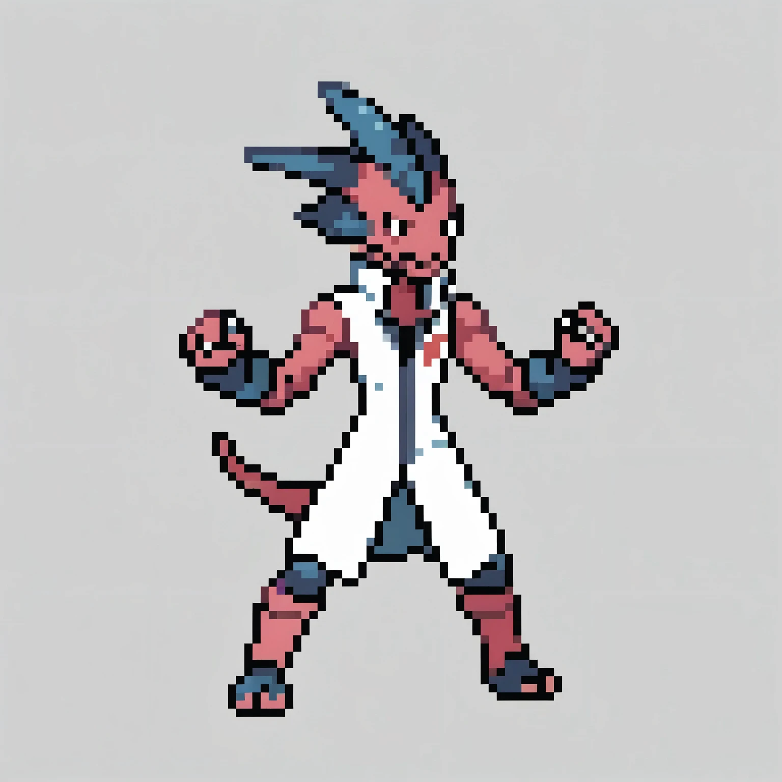 Drangon type gym leader pokemon sprite
 simple background