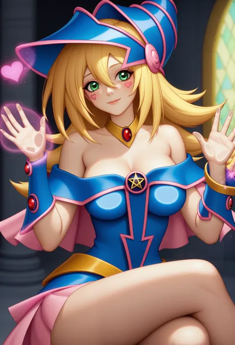 dark magician girl nsfw, glass cover, upper body, side shot, alternate color, masterpiece, detailed illustration, lifelike, pixi...